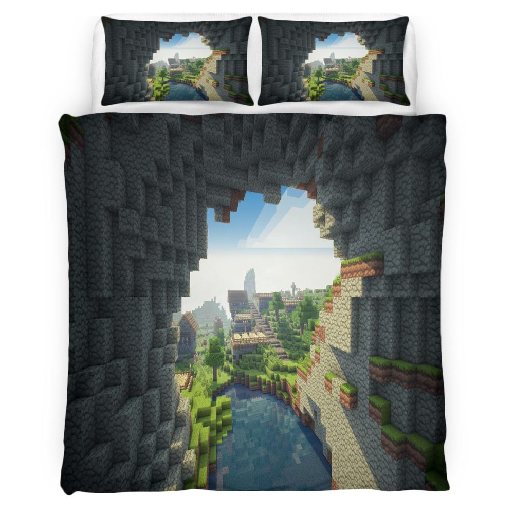 Minecraft 119 Bettwäsche Bettbezug Kissenbezug