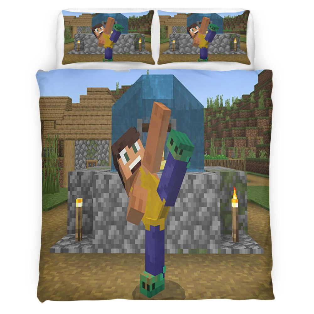 Minecraft 122 Bettwäsche Bettbezug Kissenbezug