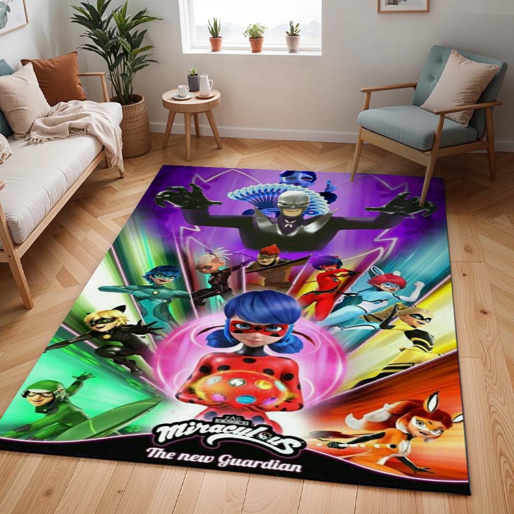Miraculous Ladybug Alle Charaktere Teppich