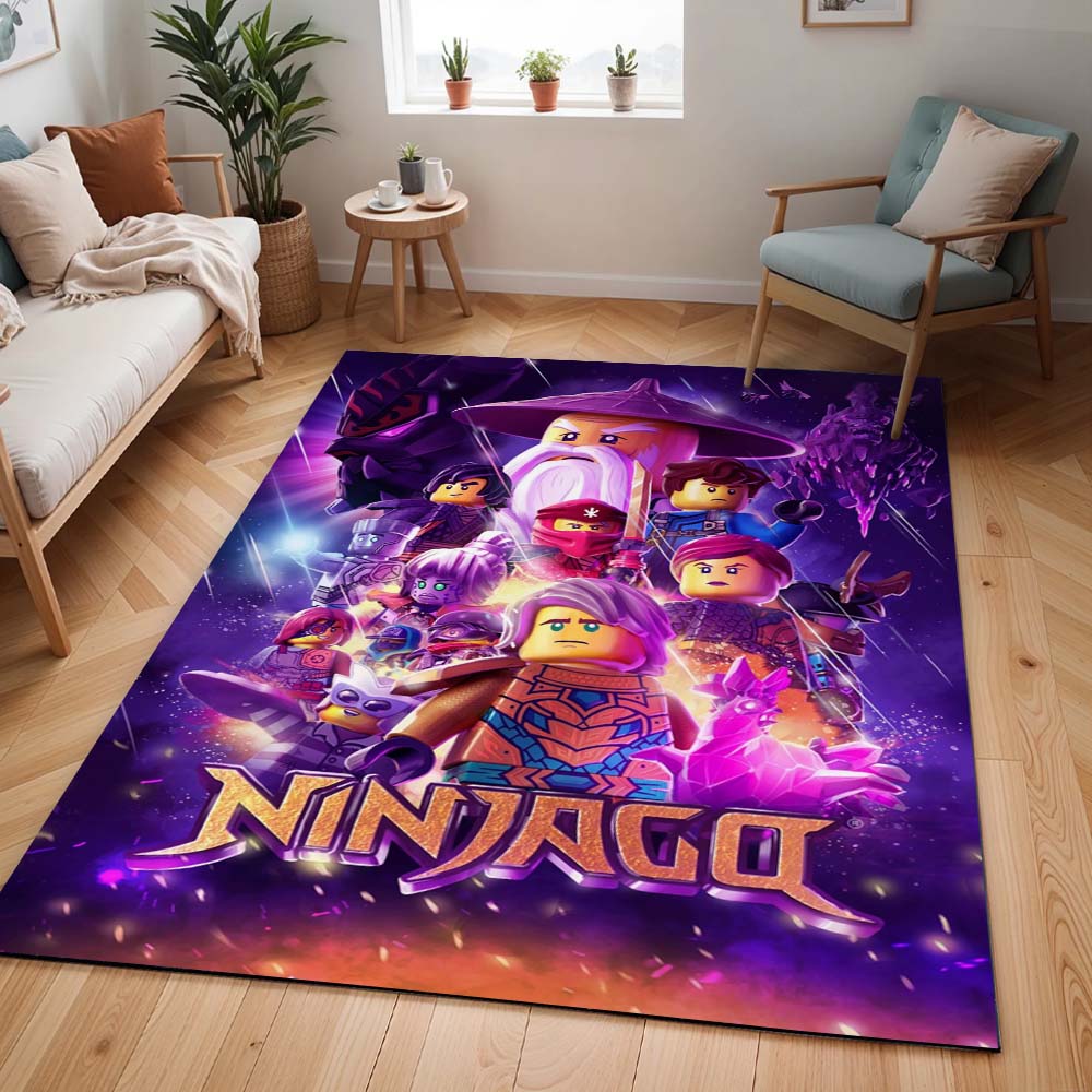 Ninjago Alle Charaktere Kampf 1017 Teppich