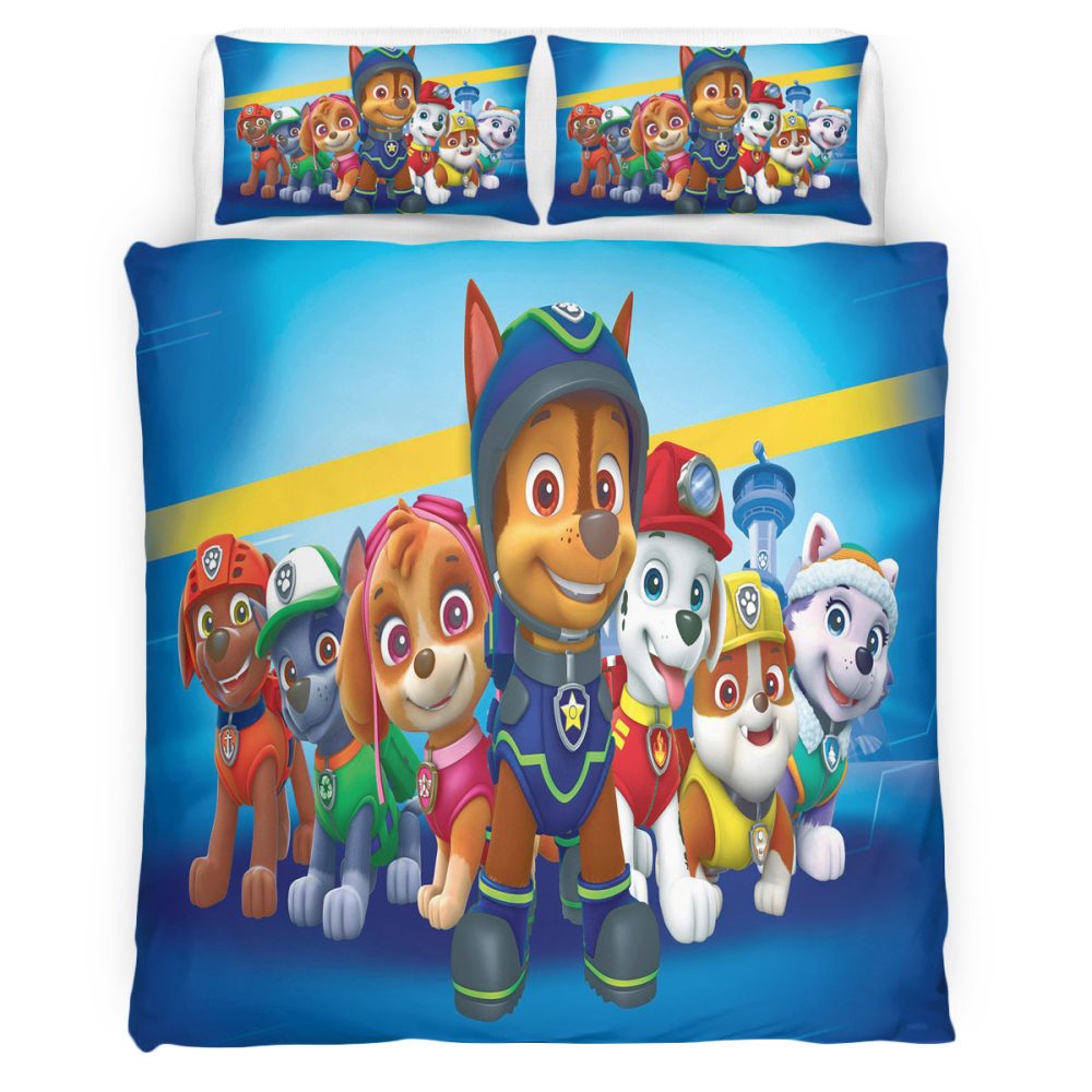 PAW Patrol 100 Bettwäsche Bettbezug Kissenbezug