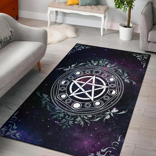 Pentagram Wicca Teppich