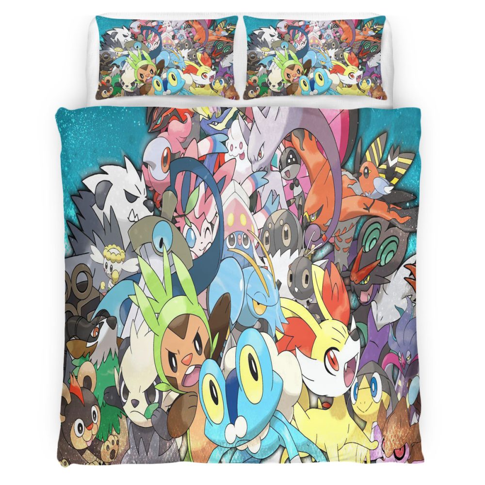 Pokemon 101 Bettwäsche Bettbezug Kissenbezug