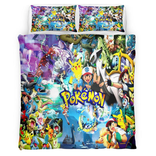 Pokemon 103 Bettwäsche Bettbezug Kissenbezug