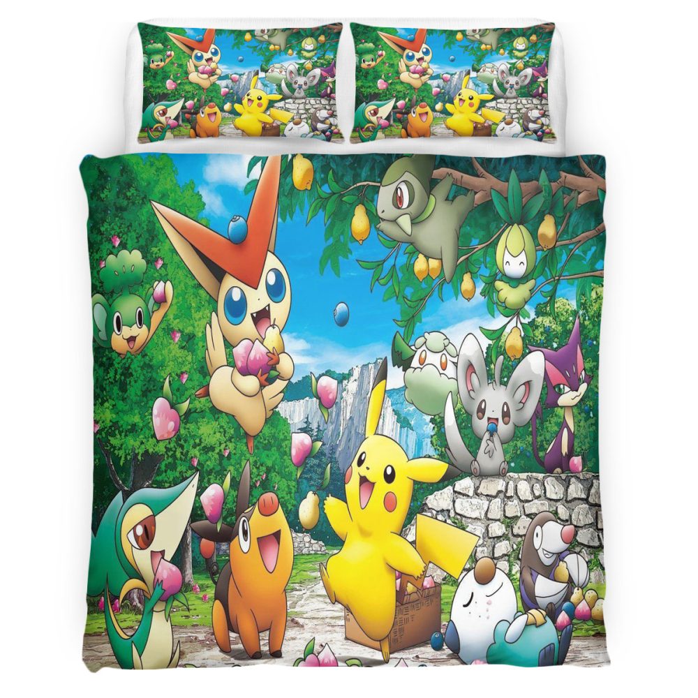 Pokemon 108 Bettwäsche Bettbezug Kissenbezug