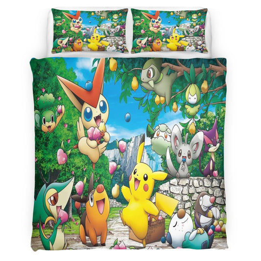 Pokemon 108 Bettwäsche Bettbezug Kissenbezug