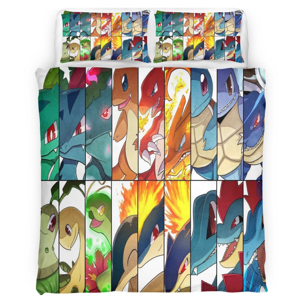 Pokemon 112 Bettwäsche Bettbezug Kissenbezug
