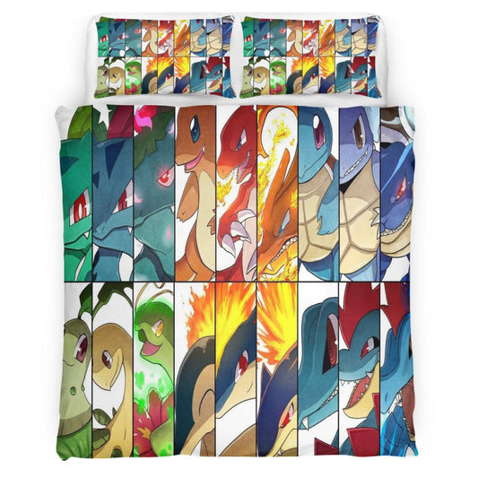 Pokemon 112 Bettwäsche Bettbezug Kissenbezug