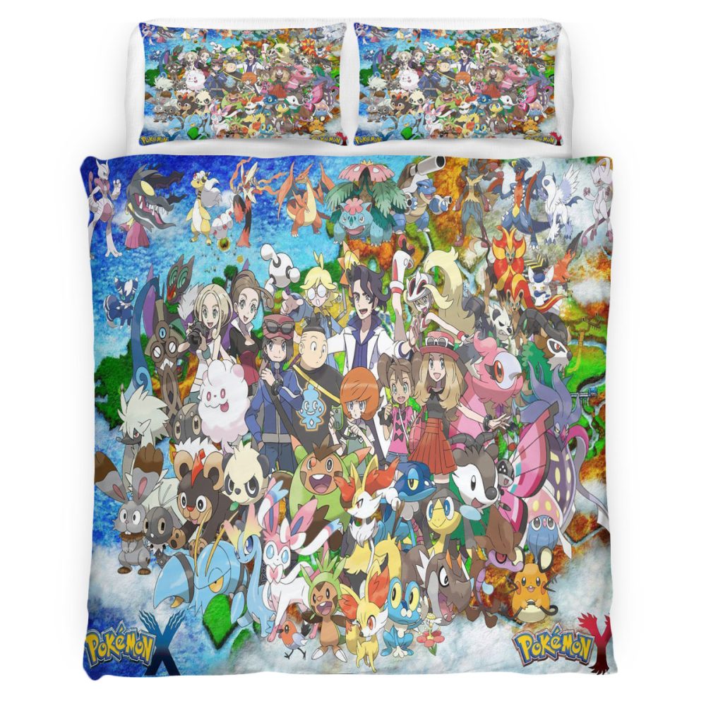 Pokemon 117 Bettwäsche Bettbezug Kissenbezug