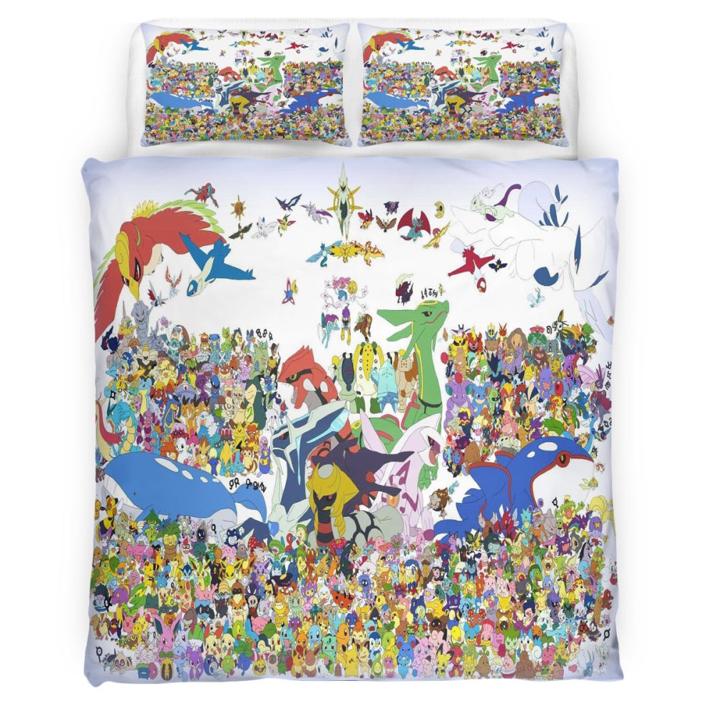 Pokemon 122 Bettwäsche Bettbezug Kissenbezug