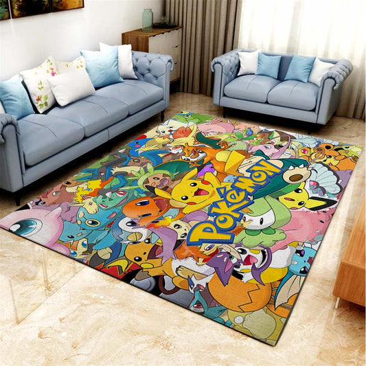 Pokemon All Pet Teppich Wohnzimmer Küchenteppich Teppichboden