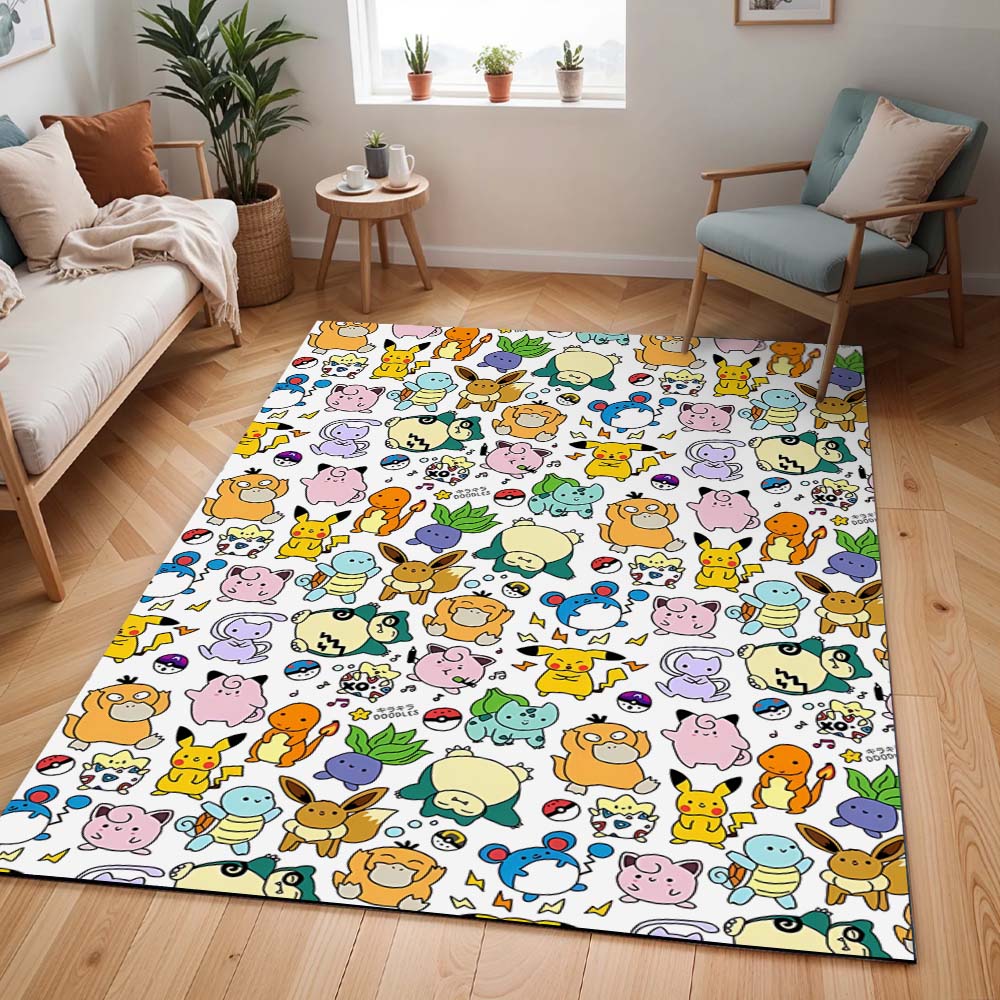 Pokémon Alle Charaktere 5 Teppich