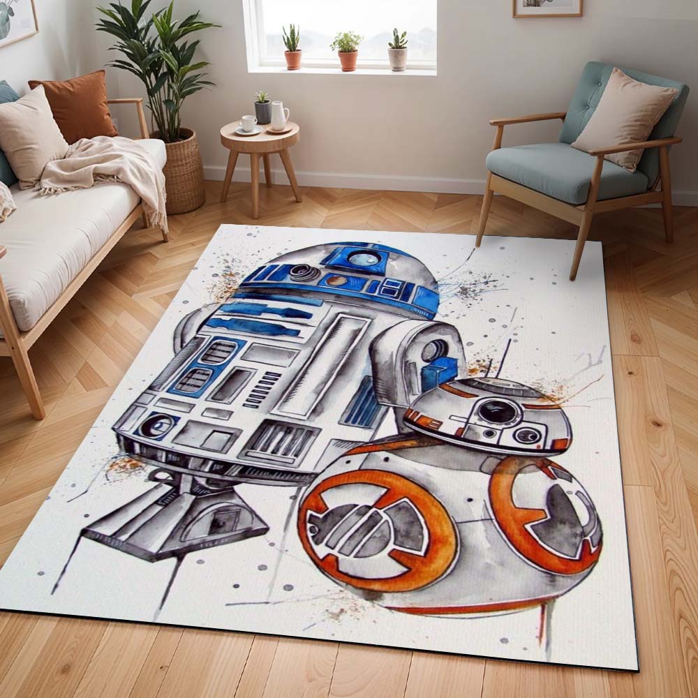 Raumschiff Star Wars Roboter Teppich