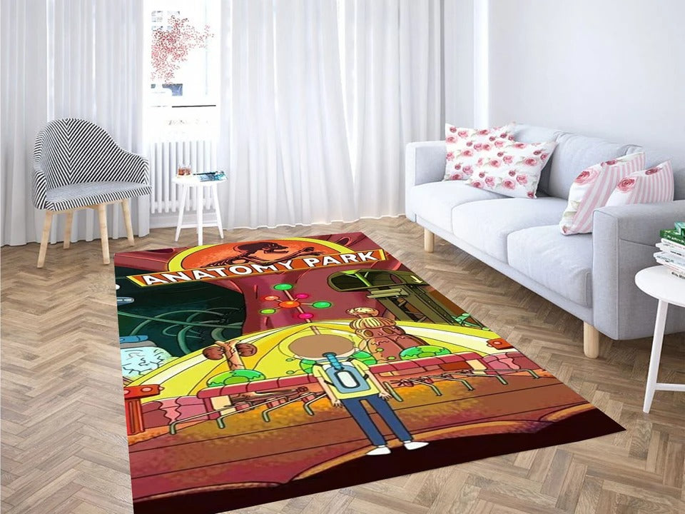 Rick und Morty Anatomie Park Teppiche