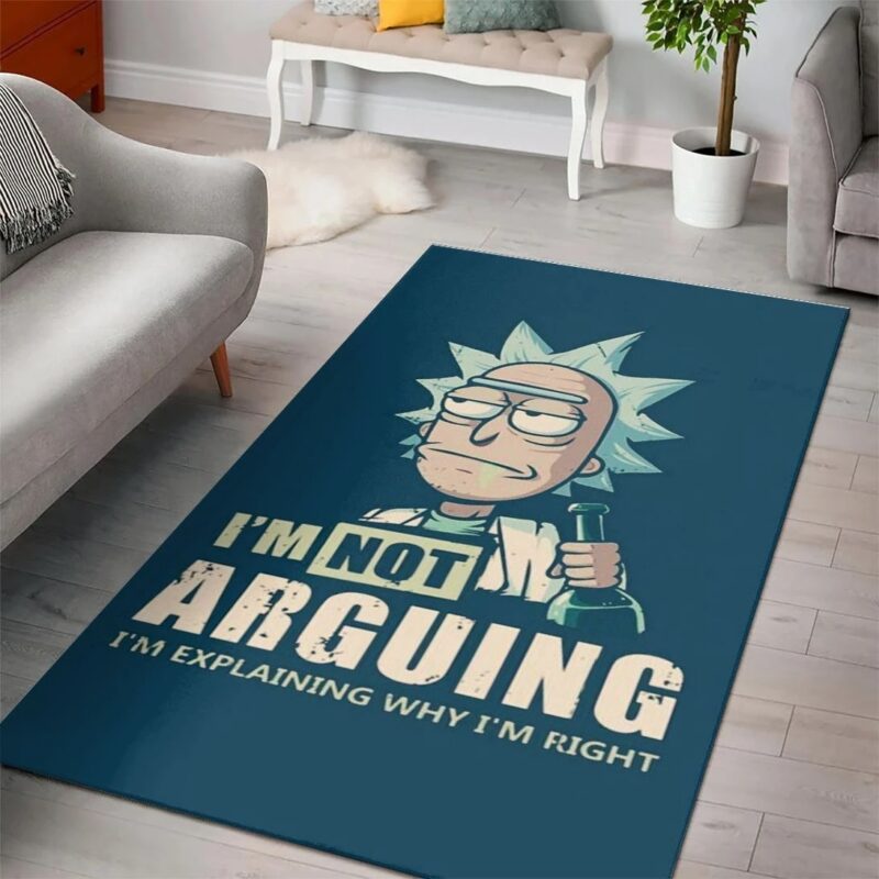 Rick und Morty Cartoon Filme Bereich Teppich