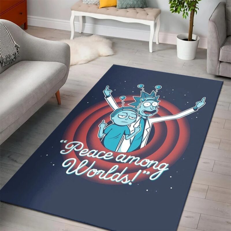 Rick und Morty Cartoon Filme Teppich Teppiche