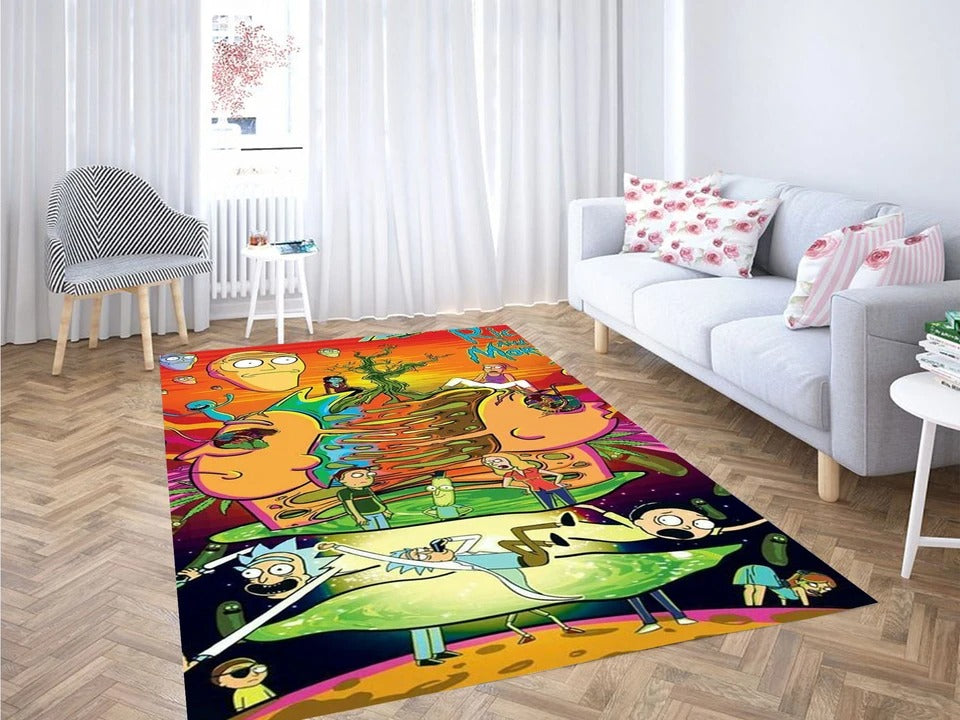 Rick und Morty Tapeten Teppiche