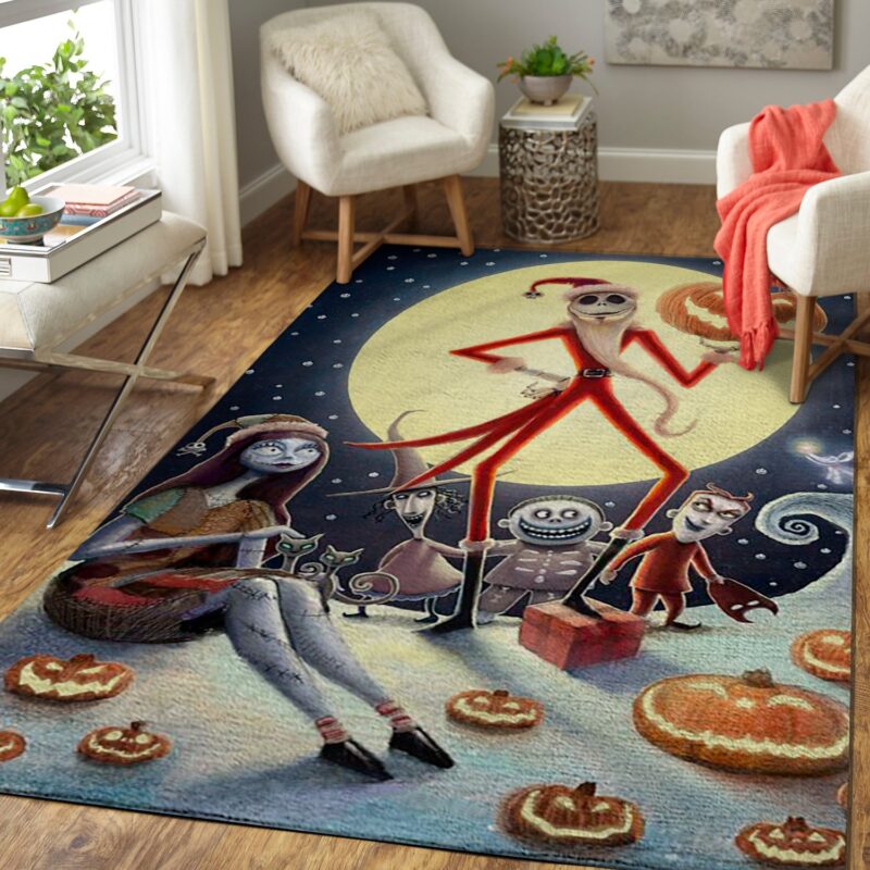 Santa Jack Skellington Der Albtraum Halloween Teppich
