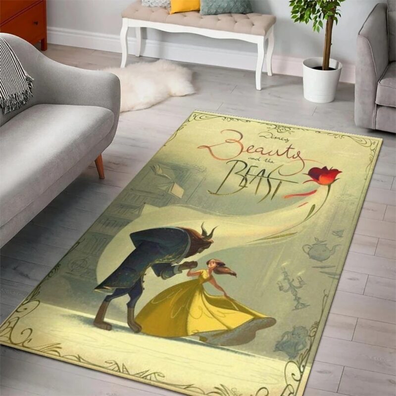 Schon und das Biest Disney Prinzessin Charaktere Disney Filme Teppiche