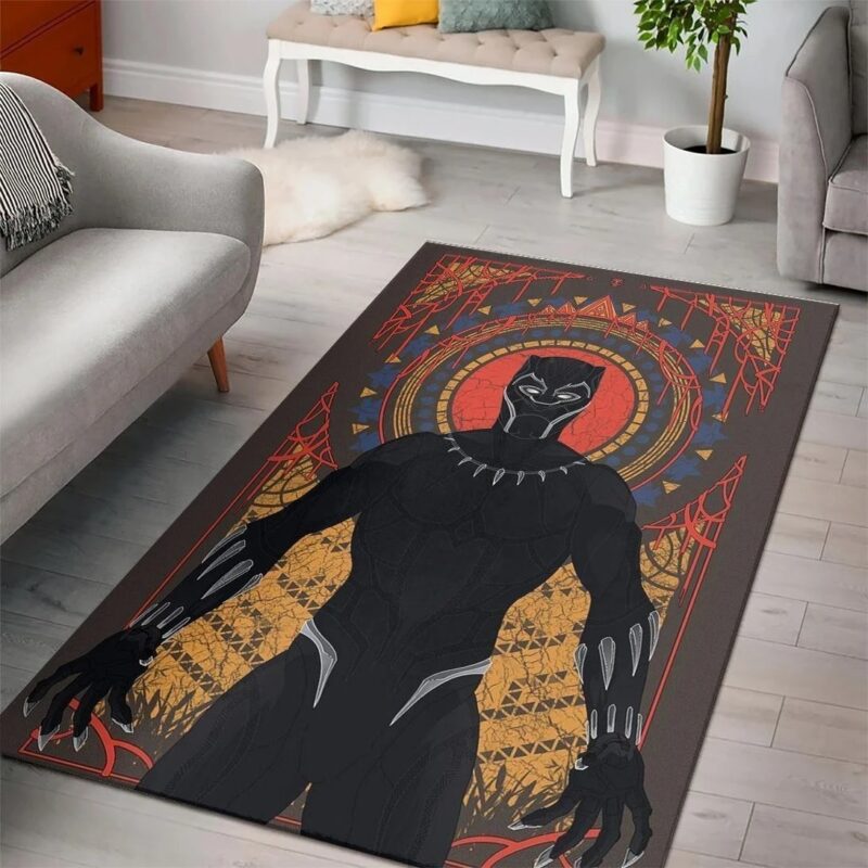 Schwarzer Panther Wakanda Wunder Superheld Teppiche