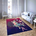 Sleepwish Yin Und Yang Wolves Schwarzer Teppich