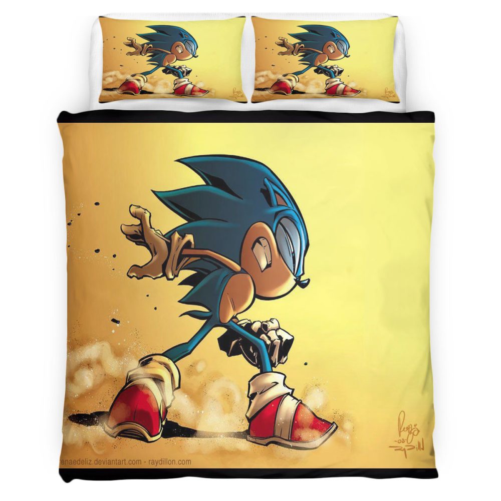 Sonic 100 Bettwäsche Bettbezug Kissenbezug