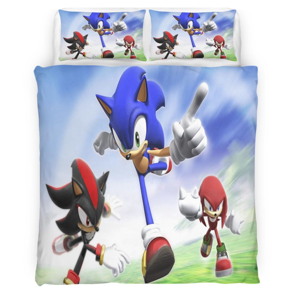 Sonic 102 Bettwäsche Bettbezug Kissenbezug