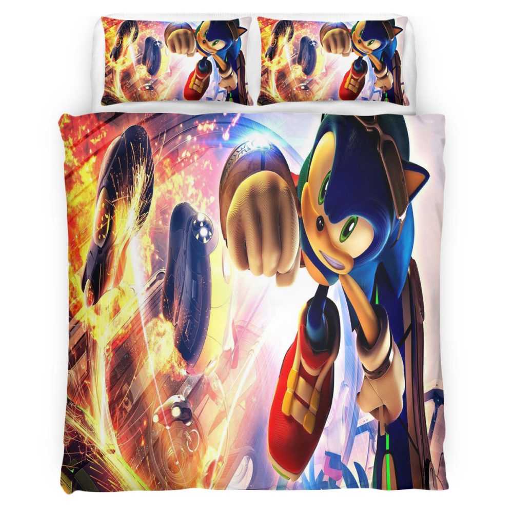 Sonic 104 Bettwäsche Bettbezug Kissenbezug