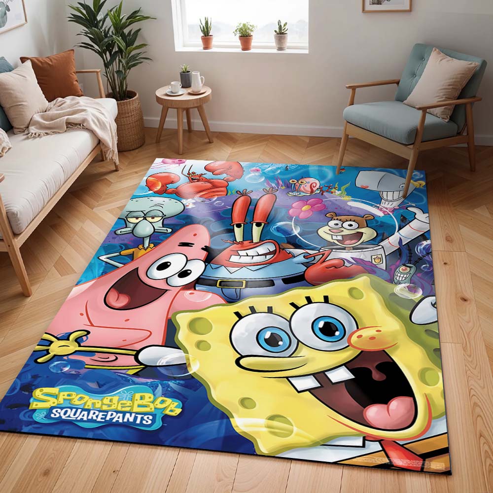 SpongeBob Schwammkopf Charaktere 02 Teppich