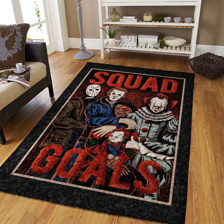 Squad Goals Horror Charaktere 190919 Halloween Teppich