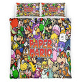Super Mario 100 Bettwäsche Bettbezug Kissenbezug