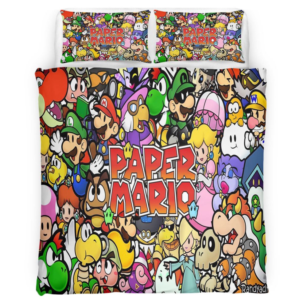 Super Mario 100 Bettwäsche Bettbezug Kissenbezug