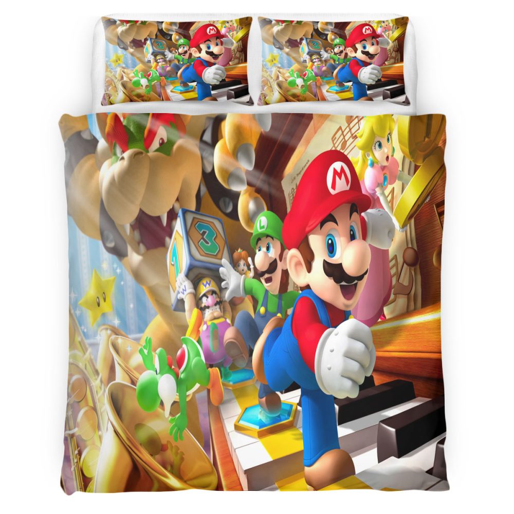 Super Mario 106 Bettwäsche Bettbezug Kissenbezug