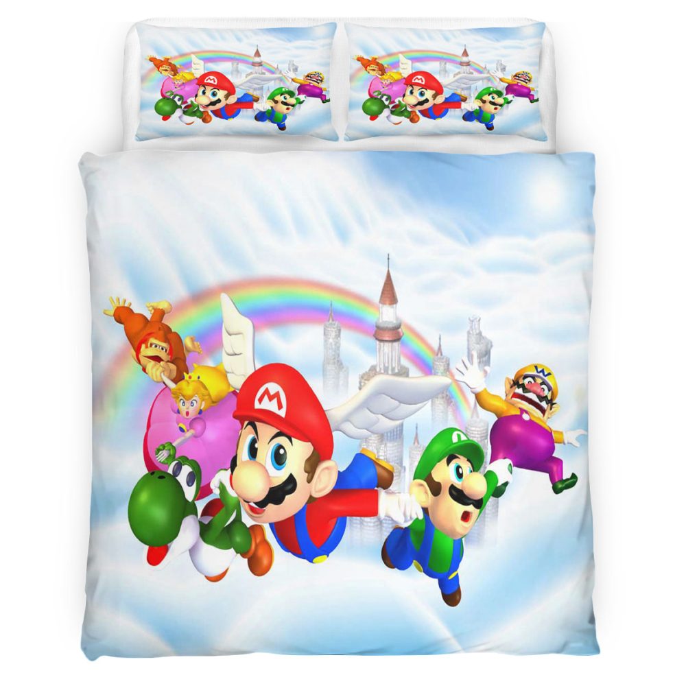 Super Mario 109 Bettwäsche Bettbezug Kissenbezug