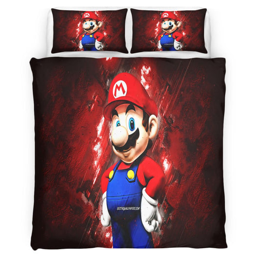 Super Mario 110 Bettwäsche Bettbezug Kissenbezug