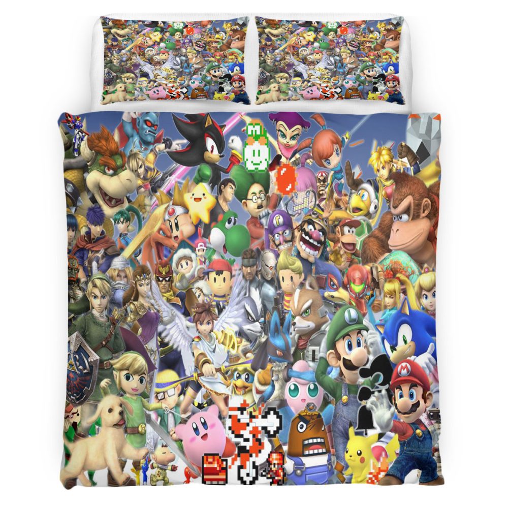 Super Mario 112 Bettwäsche Bettbezug Kissenbezug