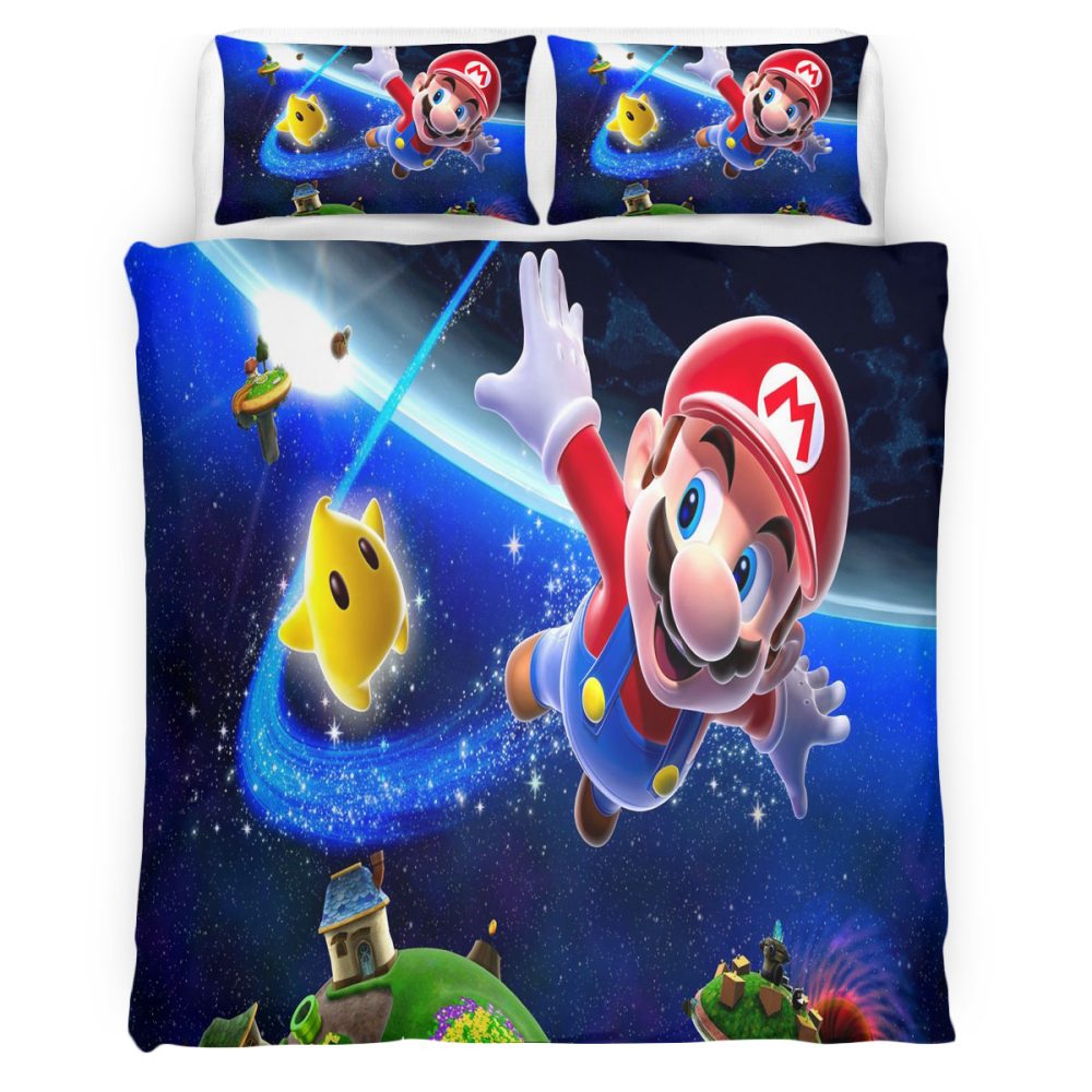 Super Mario 116 Bettwäsche Bettbezug Kissenbezug