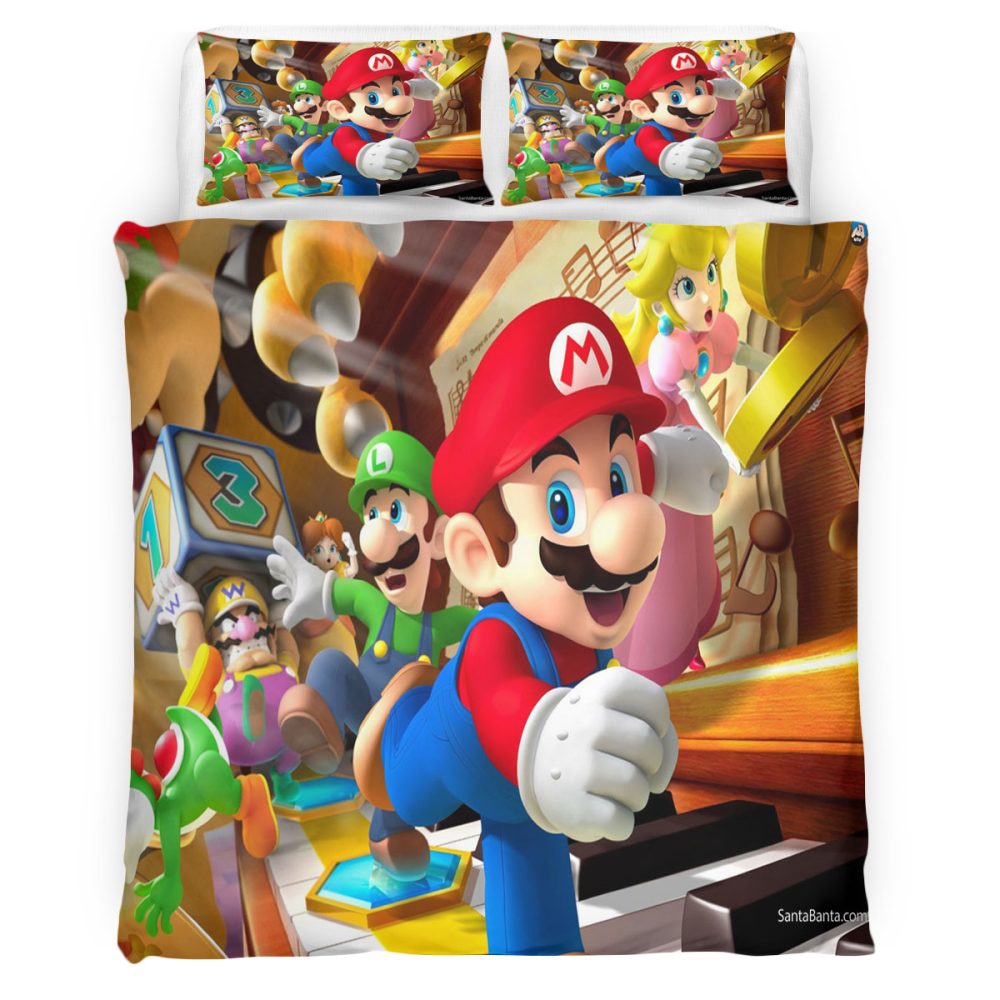Super Mario 118 Bettwäsche Bettbezug Kissenbezug
