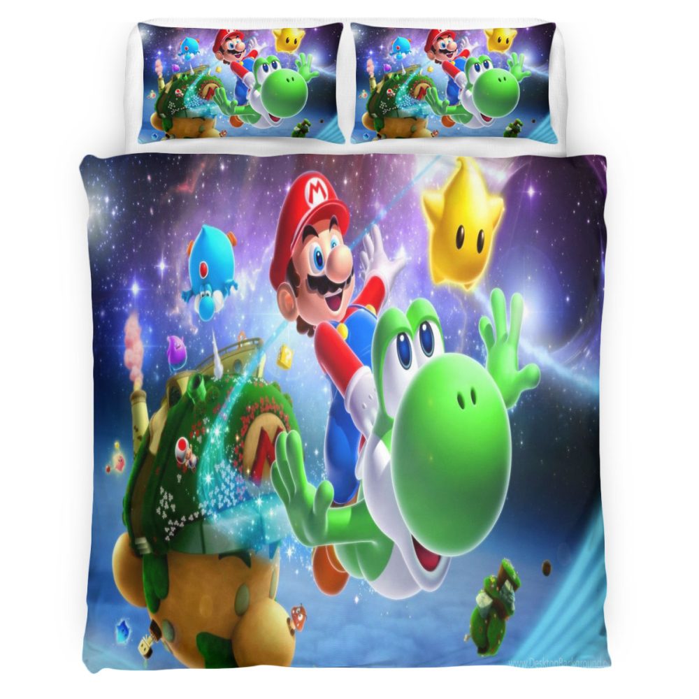 Super Mario 120 Bettwäsche Bettbezug Kissenbezug