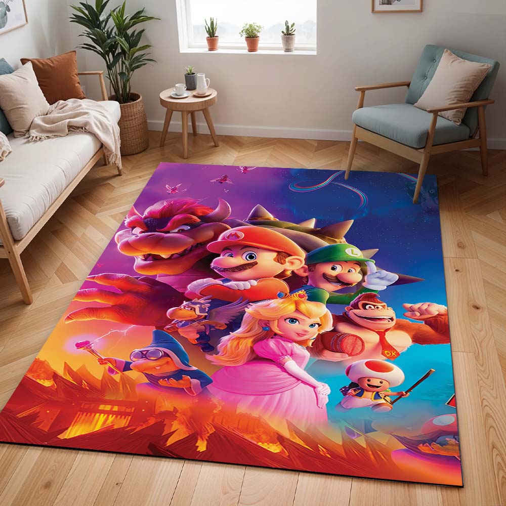 Super Mario Charaktere 18 Teppich
