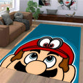 Super Mario Nahaufnahme Teppich