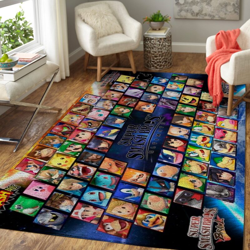 Super Smash Bros Spiel Teppich