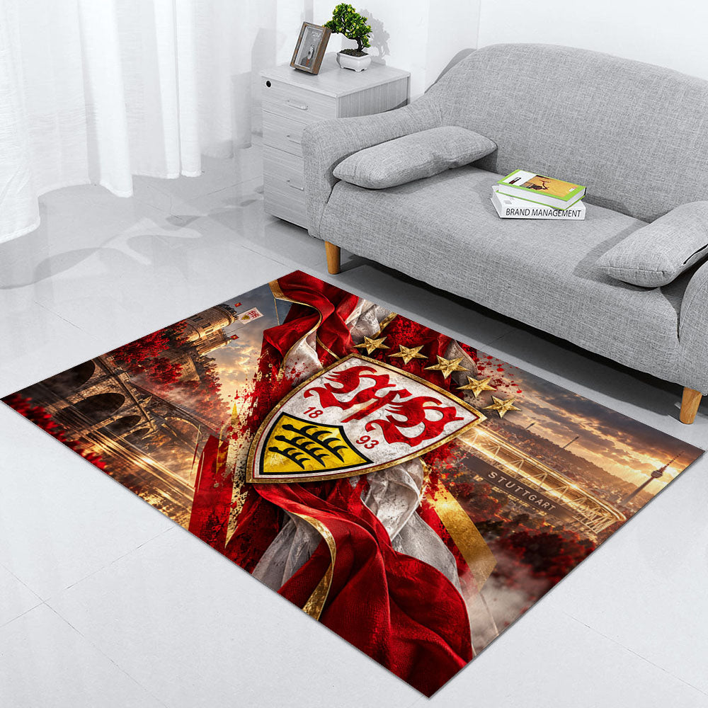 VfB Stuttgart Teppich 2026-Neues Fußball-Fan-Design 7
