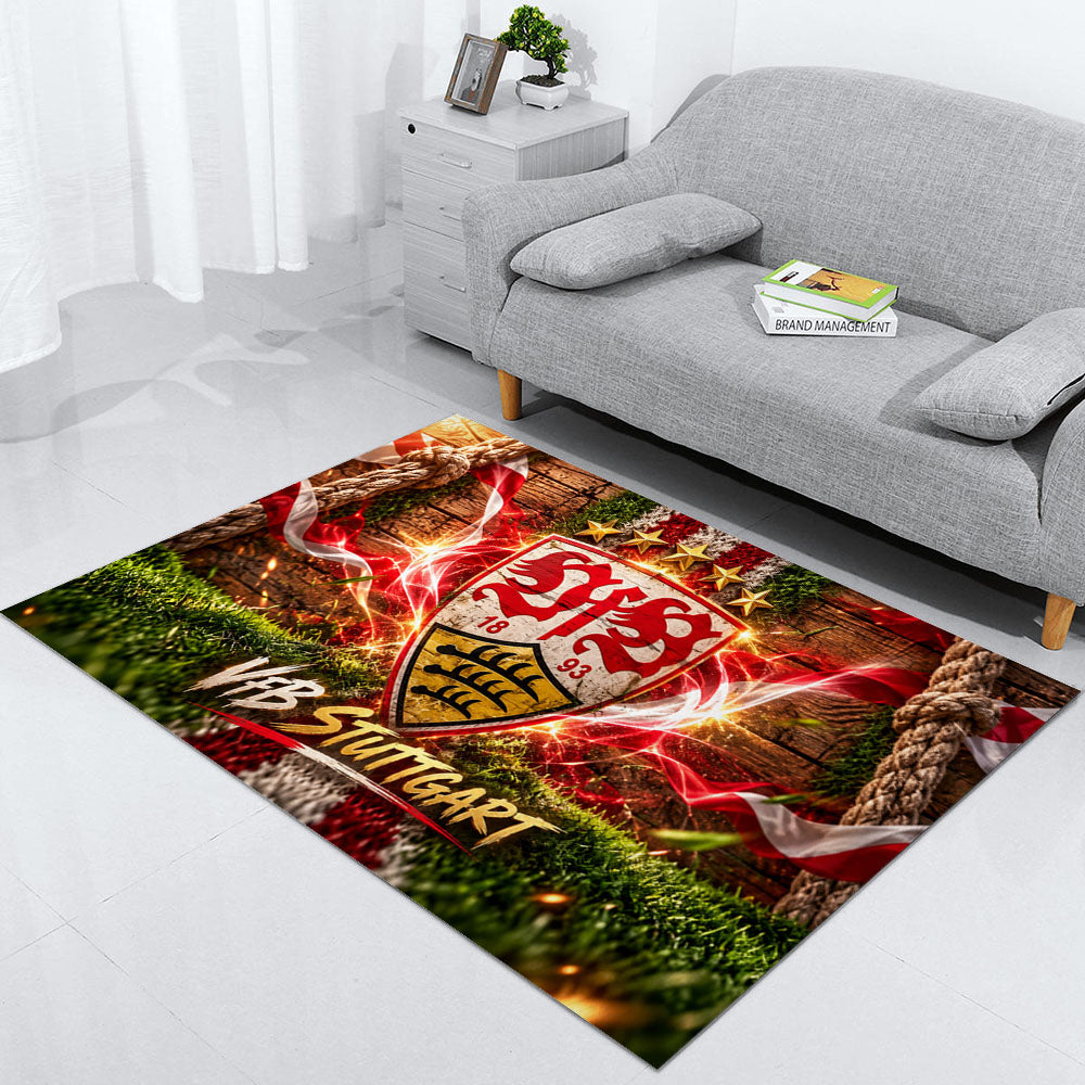 VfB Stuttgart Teppich 2026-Neues Fußball-Fan-Design 8